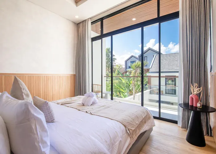 別荘 Chic 3Br Hideaway Canggu Ac 5Min To Beach チャングー