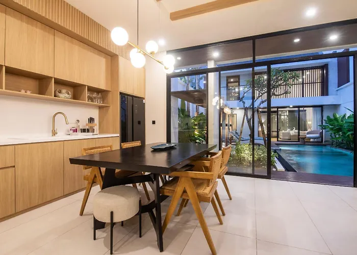 別荘 Chic 3Br Hideaway Canggu Ac 5Min To Beach