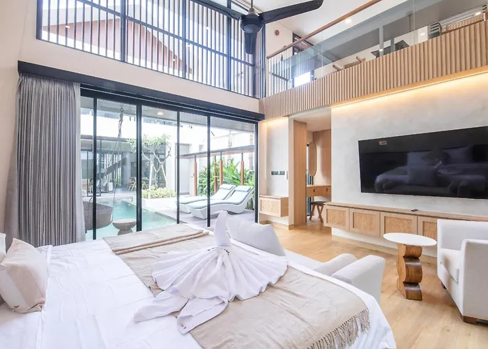 Chic 3Br Hideaway Canggu Ac 5Min To Beach 別荘 チャングー