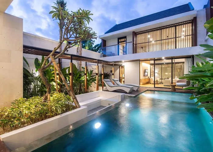 Chic 3Br Hideaway Canggu Ac 5Min To Beach 別荘